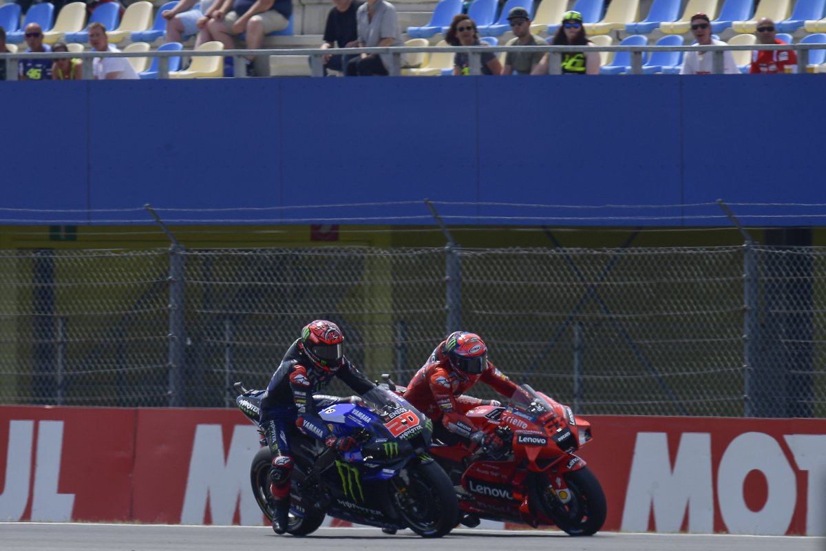 Francesco Bagnaia, Ducati Team, Fabio Quartararo, Yamaha Factory Racing