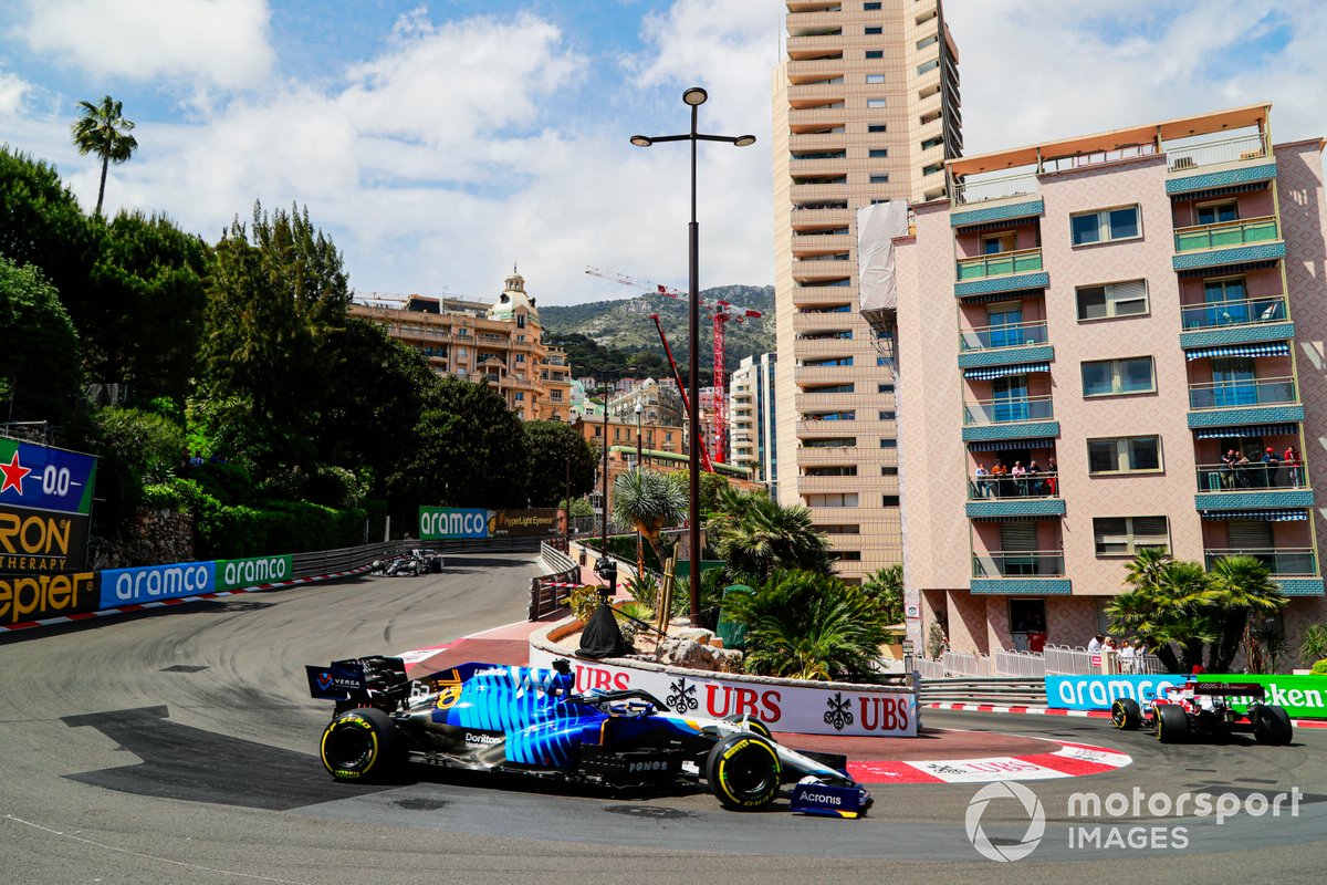 George Russell, Williams FW43B, nel giro di formazione
