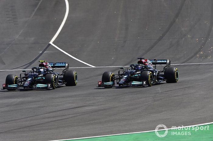 Lewis Hamilton, Mercedes W12, Valtteri Bottas, Mercedes W12