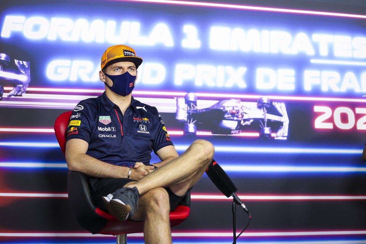 Max Verstappen, Red Bull Racing en la conferencia de prensa