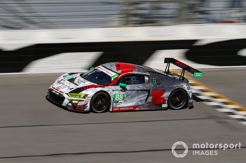 #88 WRT Speedstar Audi Sport Audi R8 LMS GT3, GTD: Mirko Bortolotti, Rolf Ineichen, Daniel Morad