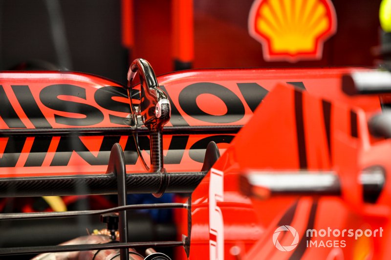 Ferrari SF1000, dettaglio dell'ala posteriore