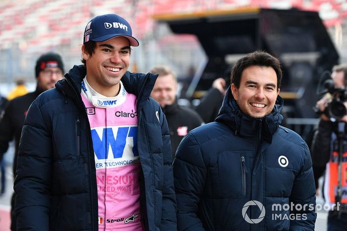 Lance Stroll, Racing Point y Sergio Perez, Racing Point