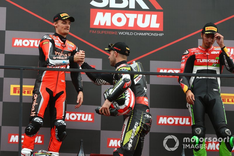 Chaz Davies, Aruba.it Racing-Ducati Team, Jonathan Rea, Kawasaki Racing Team