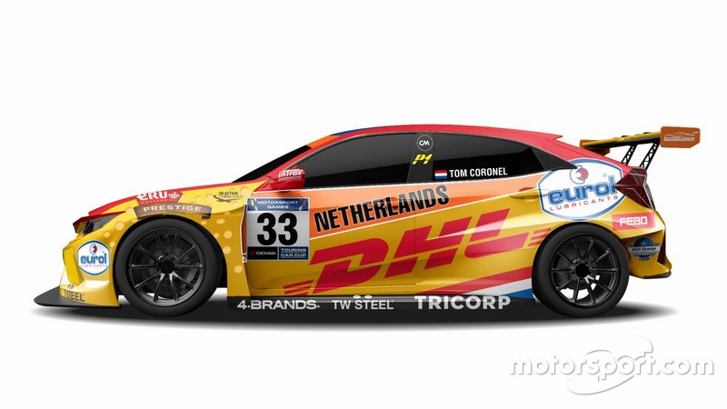 Livery Tom Coronel FIA Motorsport Games