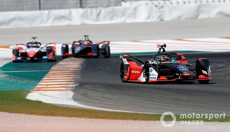 Daniel Abt, Audi Sport ABT Schaeffler, Audi e-tron FE06 Jérôme d'Ambrosio, Mahindra Racing, M6Electro, Robin Frijns, Envision Virgin Racing, Audi e-tron FE06