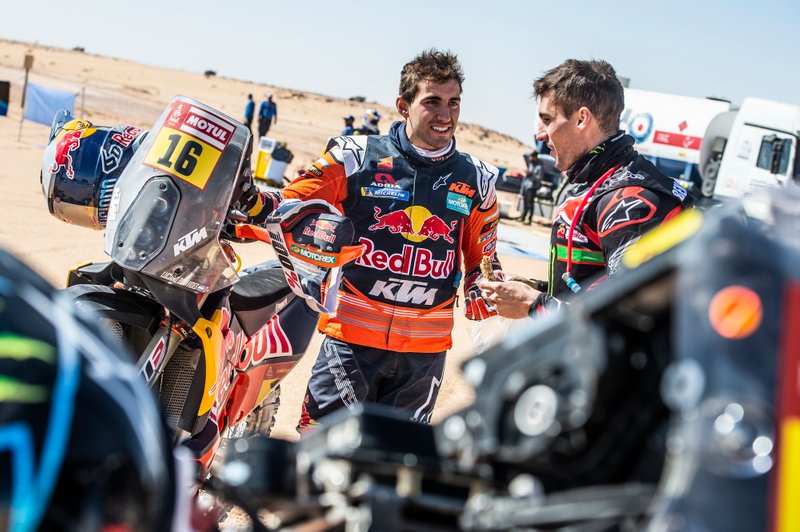 #7 Monster Energy Honda Team: Kevin Benavides, #16 Red Bull KTM Factory Racing: Luciano Benavides