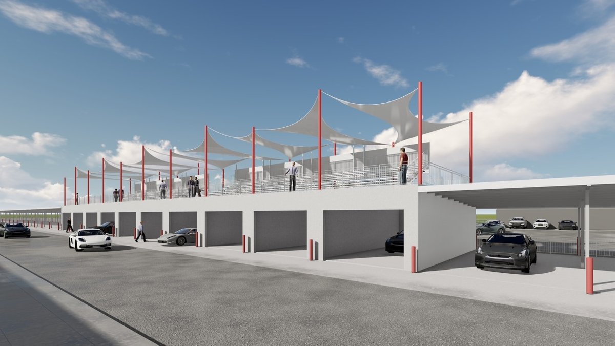 Renders of upgraded Queensland Raceway