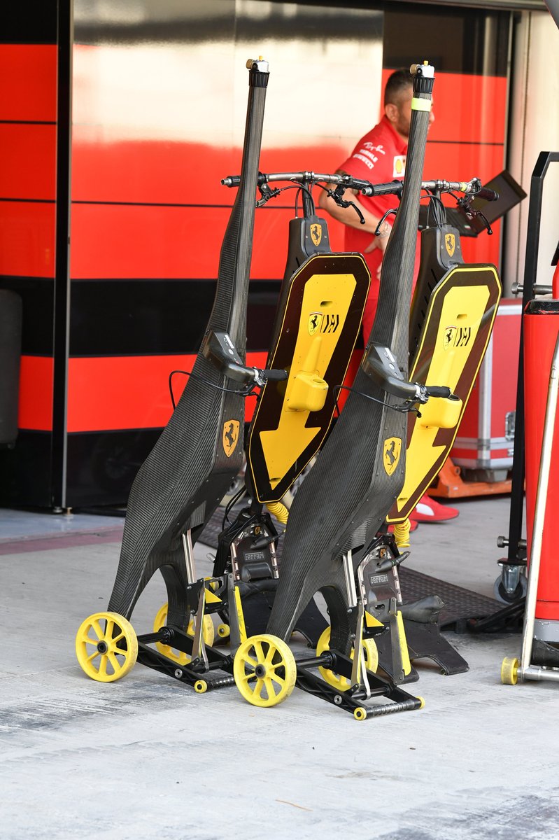 El equipamiento de Ferrari para los pitstops