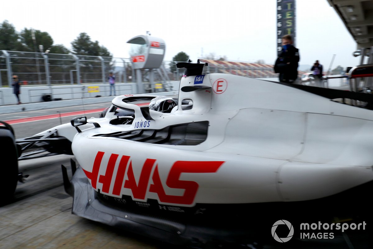 Nikita Mazepin, Haas VF-22, quitte son stand