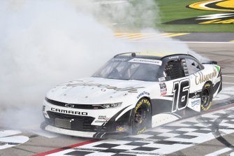 Race winner A.J. Allmendinger, Kaulig Racing, Chevrolet Camaro