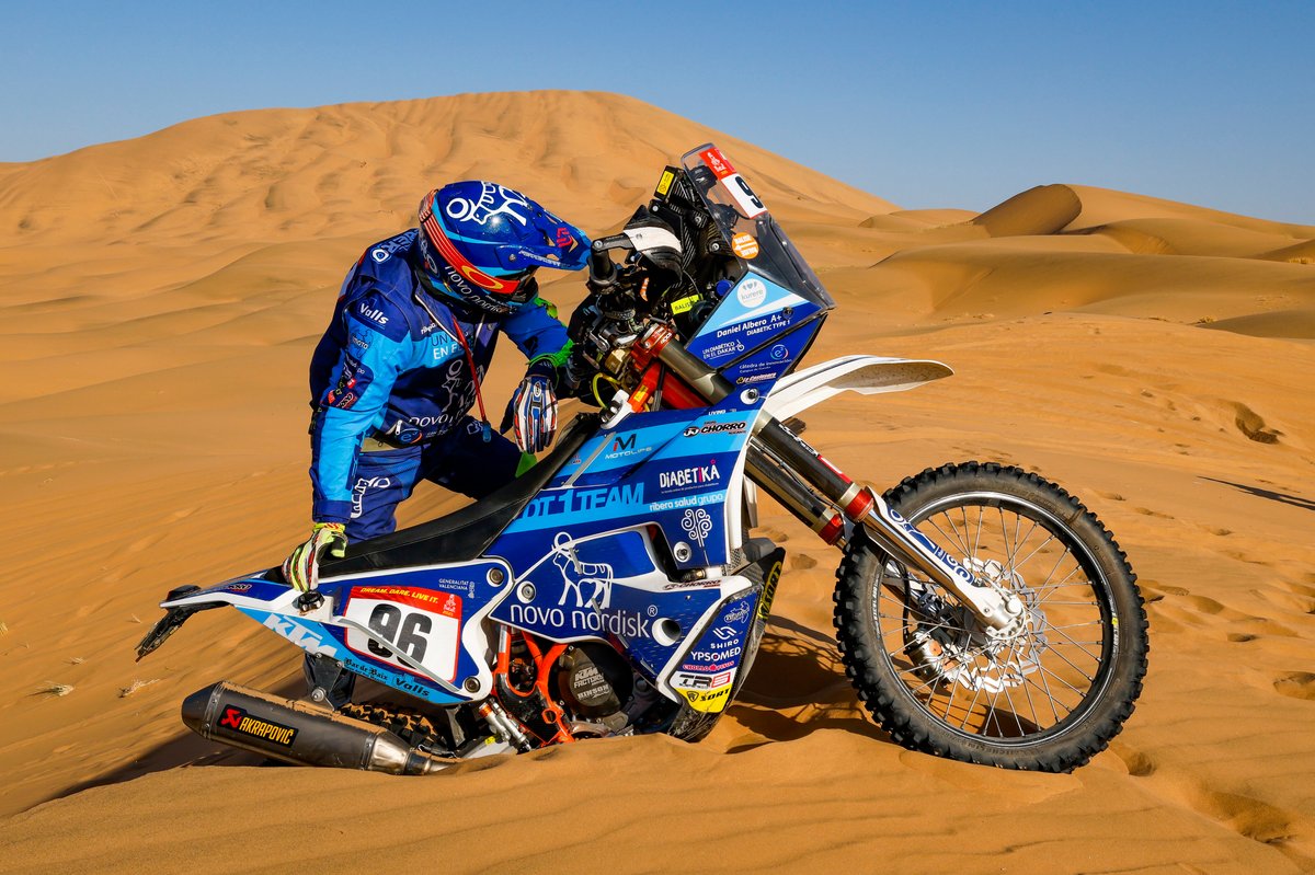 #96 Team Un Diabetico En El Dakar KTM: Daniel Albero Puig