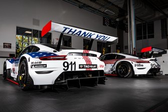 #911 Porsche GT Team Porsche 911 RSR: Frederic Makowiecki, Nick Tandy, Earl Bamber, #912 Porsche GT Team Porsche 911 RSR: Earl Bamber, Laurens Vanthoor, Neel Jani