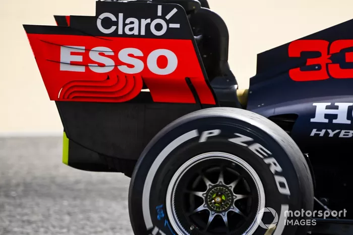 Red Bull Racing RB16B rear wing detail