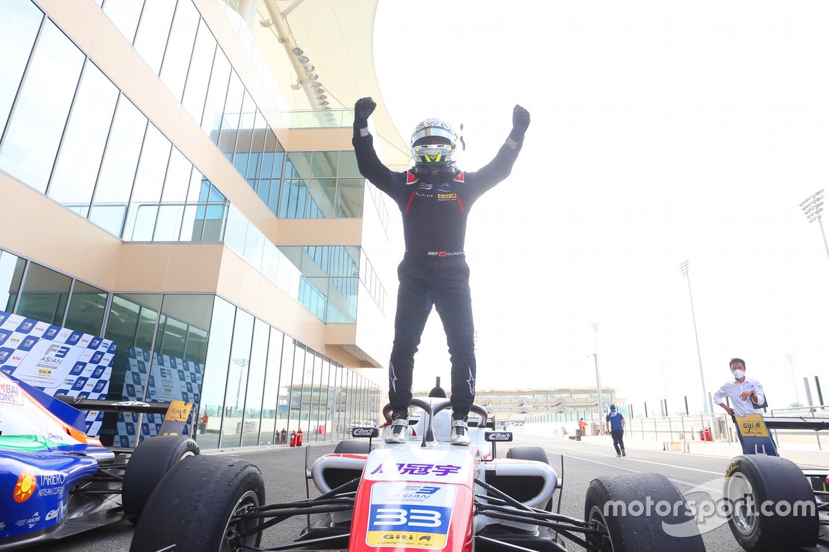 Guanyu Zhou, Abu Dhabi Racing by Prema, wins F3 Asian Championship