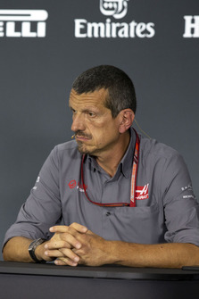 Gunther Steiner, directeur, Haas F1 en conférence de presse