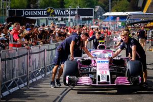 Force India VJM11 of Esteban Ocon