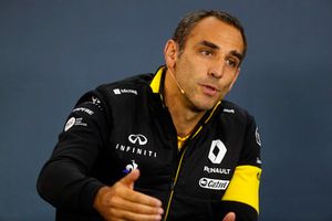 Cyril Abiteboul, directeur, Renault Sport F1 Team, en conférence de presse