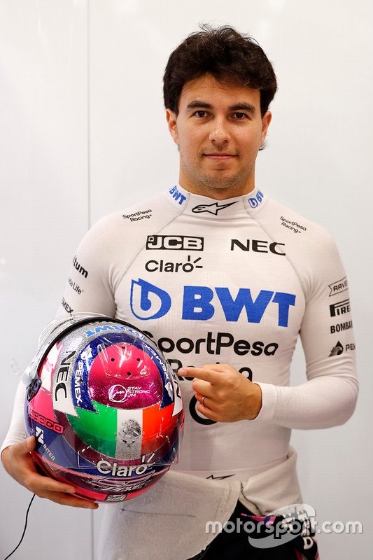 Casco de Sergio Pérez, Racing Point