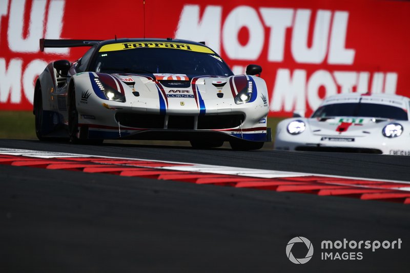 #70 MR Racing Ferrari 488 GTE Evo: Motoaki Ishikawa, Olivier Beretta, Kei Cozzolino