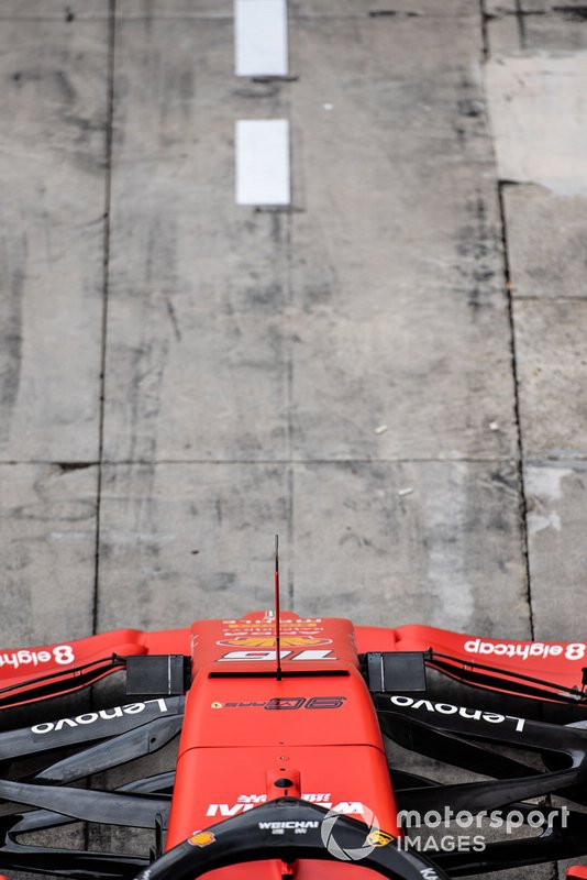 Ferrari pit stop practice with the Ferrari SF90