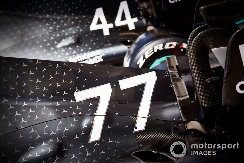 Auto di Lewis Hamilton, Mercedes AMG F1 W10 e Valtteri Bottas, Mercedes AMG W10