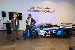 Giorgio Sanna, Lamborghini Jefe de Motorsport y Stéphane Ratel, CEO de SRO Motorsports Group