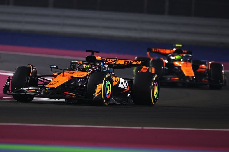Lando Norris, McLaren, Oscar Piastri