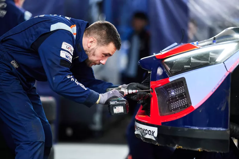 L'équipe Hyundai World Rally Team