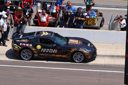 Sam Schmidt piloting the ARROW Chevrolet Corvette