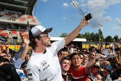 Fernando Alonso, McLaren bersama fans