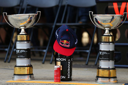 Trophies for the Red Bull team