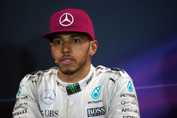 Race winner Lewis Hamilton, Mercedes AMG F1 in the FIA Press Conference