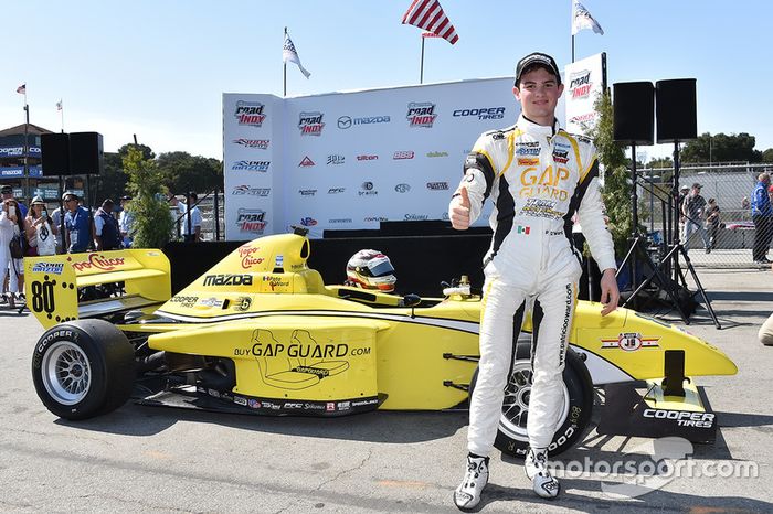 Ganador d ela carrera Pato O'Ward, Team Pelfrey