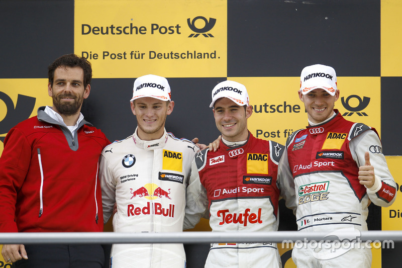 Podium: 1. Miguel Molina, Audi Sport Team Abt Sportsline, Audi RS 5 DTM; 2. Marco Wittmann, BMW Team