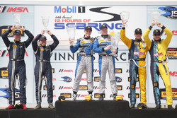 Podium: winners Cameron Cassels, Trent Hindman, second place Billy Johnson, Scott Maxwell, third place Matt Plumb, Hugh Plumb