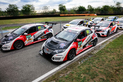Dominik Fugel, Team Honda ADAC Sachsen, Honda Civic TCR und Steve Kirsch, Team Honda ADAC Sachsen, H