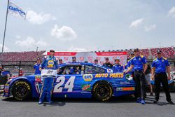 Ganador de la pole Chase Elliott, Hendrick Motorsports Chevrolet 