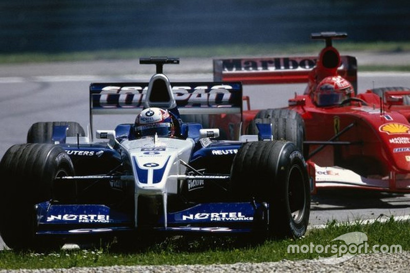 Juan Pablo Montoya ve Michael Schumacher mücadelesi
