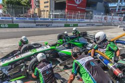 Conor Daly, Dale Coyne Racing Honda, pit stop