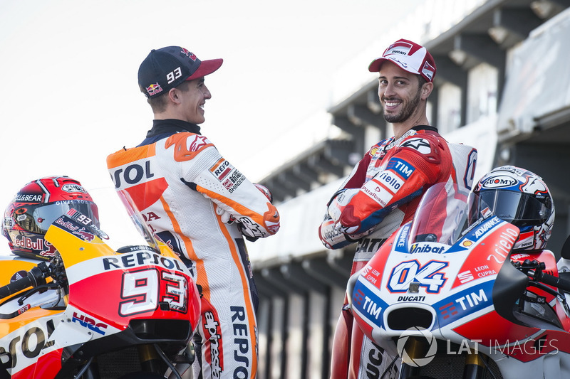Marc Marquez, Repsol Honda Team, Andrea Dovizioso, Ducati Team