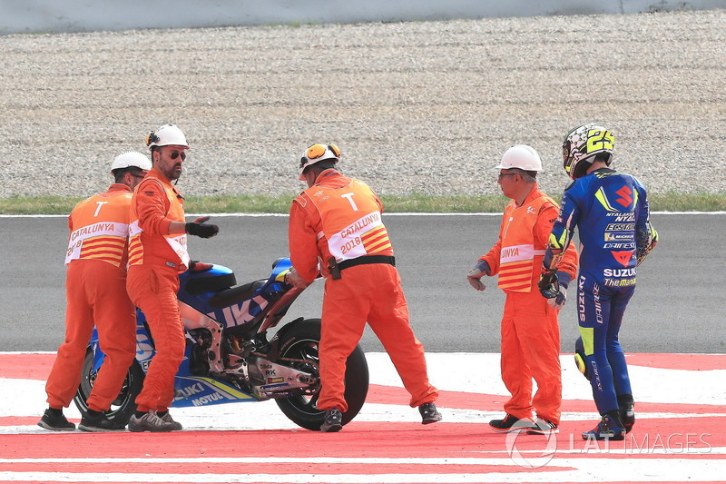 Andrea Iannone, Team Suzuki MotoGP pascakecelakaan