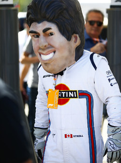 A caricature of Lance Stroll, Williams Racing