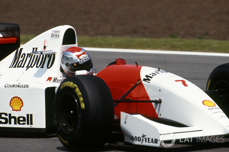 Michael Andretti, compañero de Senna, sumó puntos por primera vez