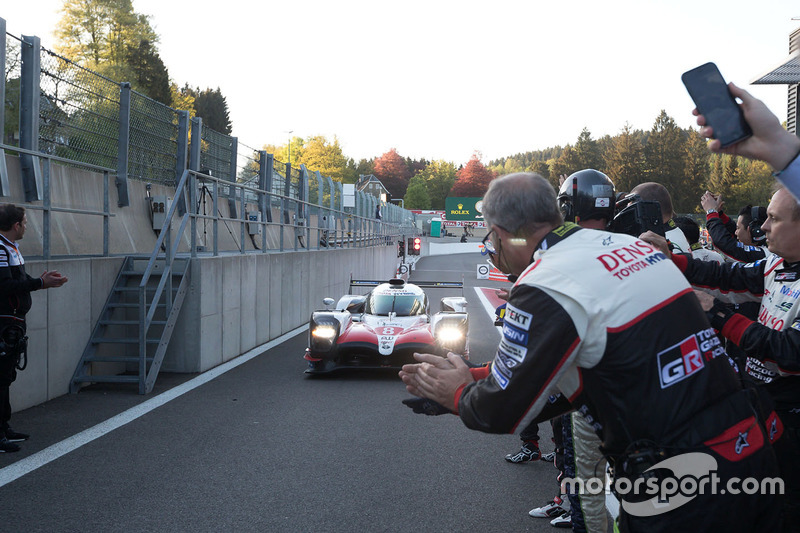 Race winners #8 Toyota Gazoo Racing Toyota TS050: Sébastien Buemi, Kazuki Nakajima, Fernando Alonso