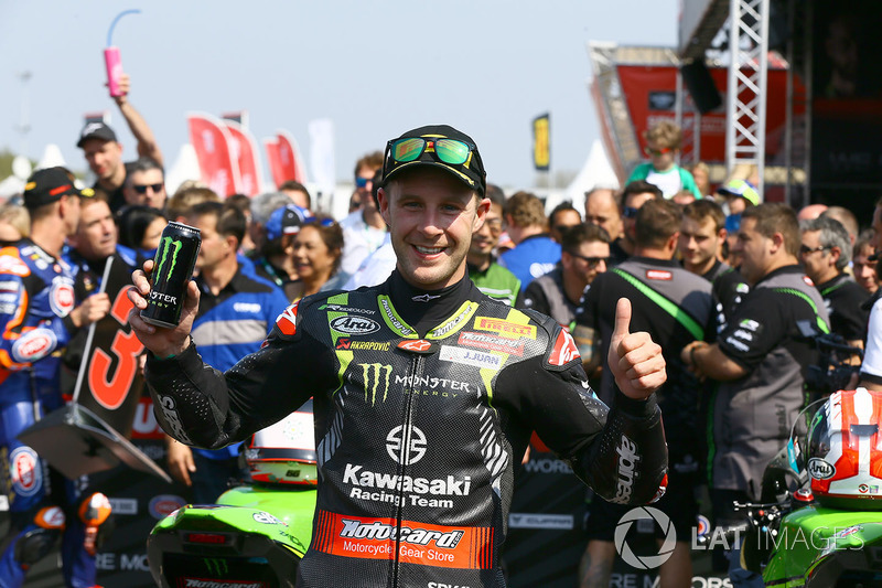 Second place Jonathan Rea, Kawasaki Racing