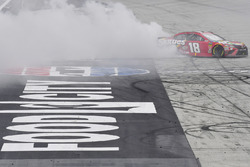 Race winner Kyle Busch, Joe Gibbs Racing