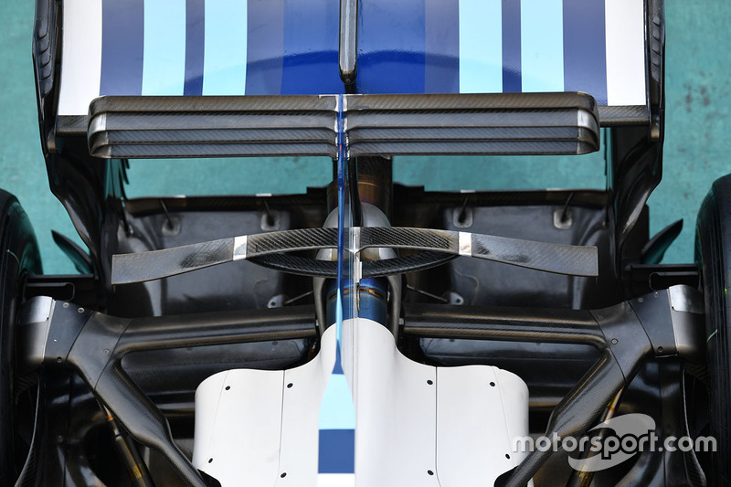 Williams FW40 arka süspansiyon ve arka kanat