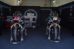 Les motos de Francesco Bagnaia, Sky Racing Team VR46, et Luca Marini, Sky Racing Team VR46