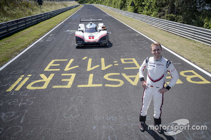 Timo Bernhard avec la Porsche 919 Hybrid Evo